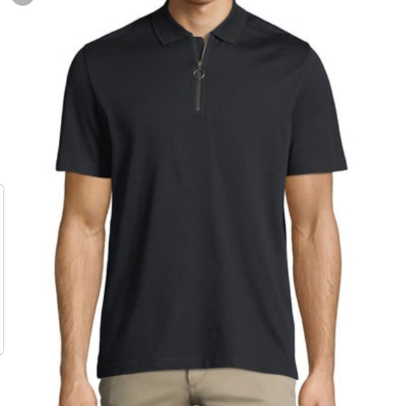 Vince Other - Vince. quarter zip black polo